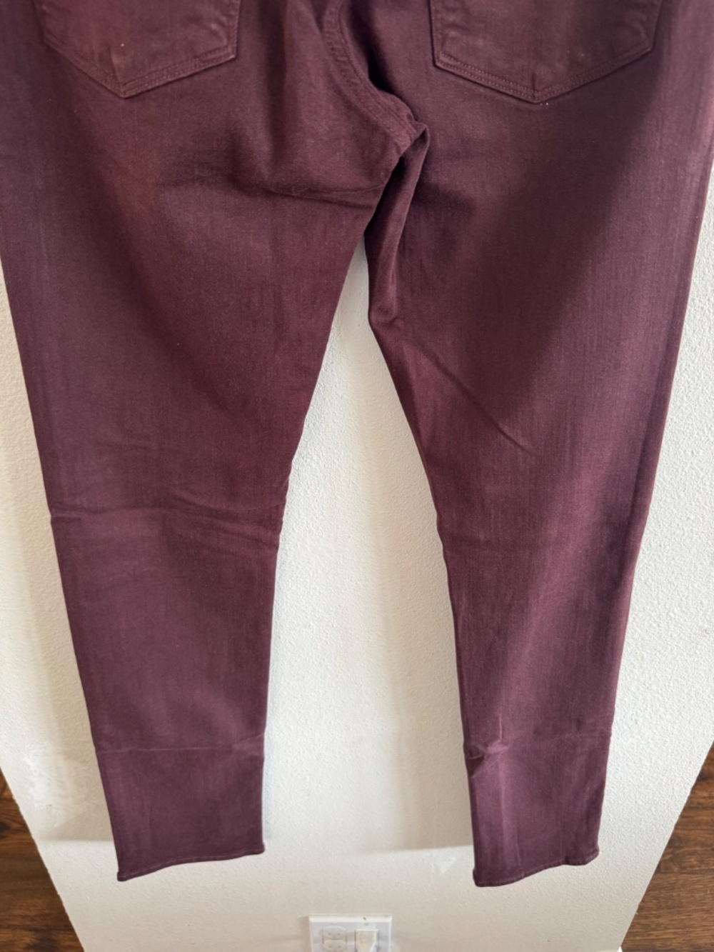 J Brand Tyler Murlow Burgundy Skinny Jeans Size 29 - Picture 6 of 9